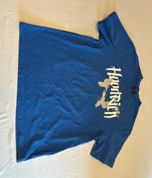 Hoodrich Protect The Streets Blue Graphic T-Shirt Medium